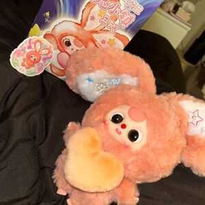 Baby Three Bunny Lily Rabbit Town V3 Pippi Peach Bunny 🐰with moveable eyes.